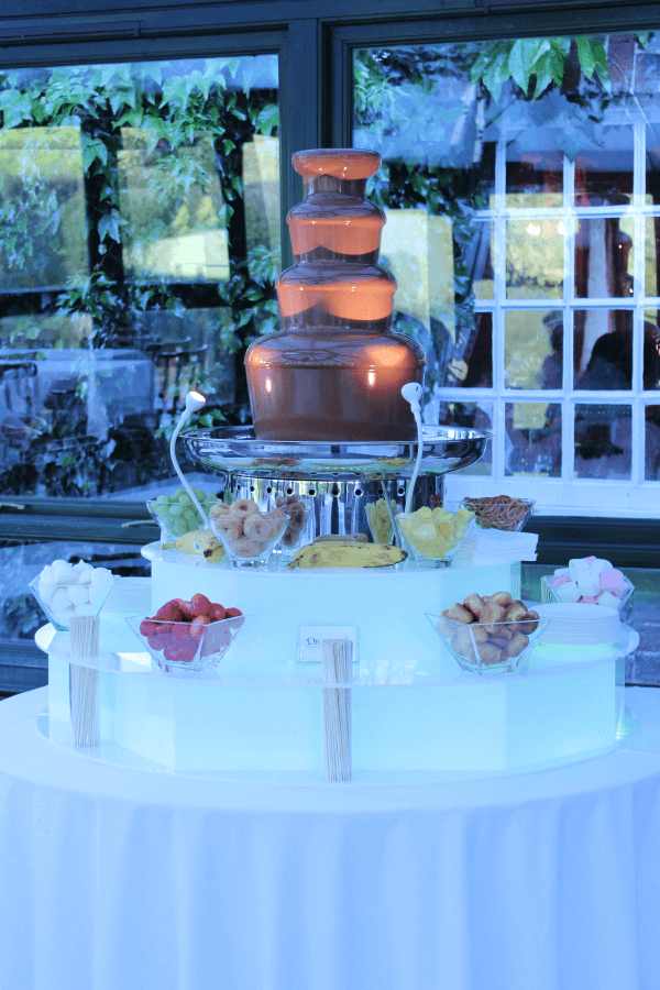 medium chocolate fountain hire dribblys