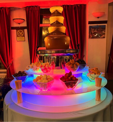 chocolate fountain Everest cuisine Southampton 2026